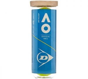 М'ячі для тенісу Dunlop Australian Open 3 ball пластик банка
